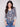 Paisley blouse designed with adjustable roll-up sleeves for adaptable comfort and style by Charlie B.