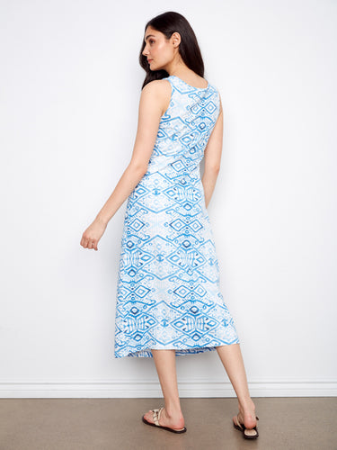 Made from 100% cotton, this dress ensures comfort and breathability, perfect for warm weather outings. Styled by Charlie B.
