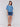 Blouse featuring short dolman sleeves and tennis pattern by Charlie B.