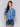 Elegant cotton gauze blouse with side tie accent by Charlie B.
