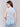 Abstract patterned sleeveless top with V-neck and high-low hem, by Charlie B.