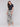Stylish straight-leg pants with a unique botanical pattern, by Charlie B.