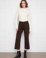 These pants feature a stylish wide leg design, offering a modern and comfortable fit for any occasion by Charlie B.