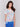 Chic white floral top with elegant short dolman sleeves by Charlie B.