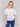 100% linen top showcasing a beautiful floral pattern by Charlie B.