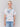 Botanical-printed linen top featuring a crew neckline by Charlie B.