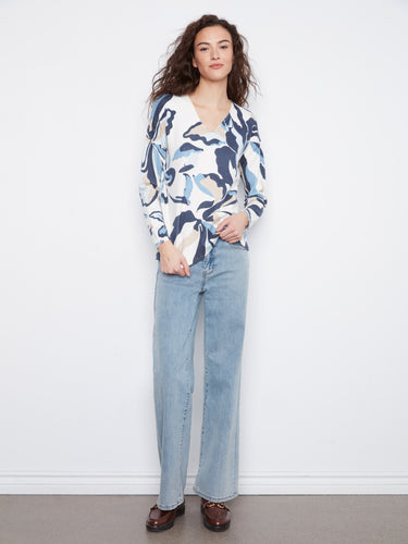 Elegant long sleeves enhance the cozy feel of this chic sweater, making it ideal for cooler days. Complete your look with Charlie B.