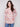 Calico sweater with a boat neck and abstract floral print, featuring ribbed sleeves for added texture by Charlie B.