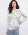 Textured sweater featuring a boat neckline and abstract pattern, perfect for casual outings by Charlie B.