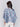 Kimono featuring longer front hem and paisley pattern by Charlie B.