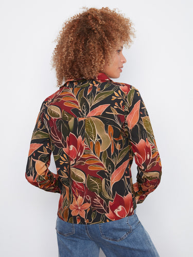 Stylish long sleeves provide a sophisticated look, perfect for layering or wearing alone by Charlie B.