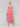 Red and white printed dress with midi length by Charlie B.