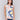 Top with rounded hem and abstract pattern by Charlie B.