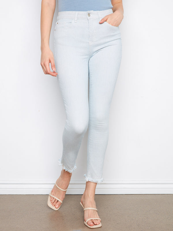 Regular rise ensures a comfortable fit that sits just right on the waistline. Elegantly designed by Charlie B.