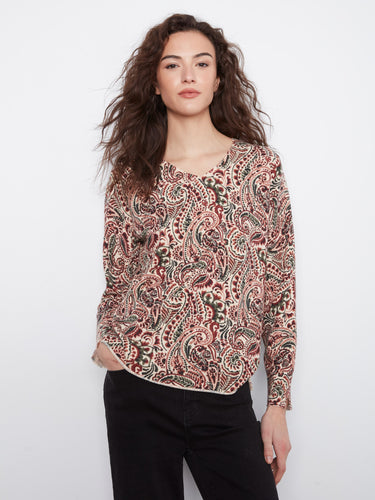 Designed with a relaxed fit, this top ensures maximum comfort while maintaining an elegant silhouette for any occasion. By Charlie B.