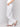 Pull-on style white pants with utility pockets by Charlie B.