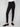 Elegant black pull-on pants with an elastic waistband, paired with a white top for chic comfort by Charlie B.