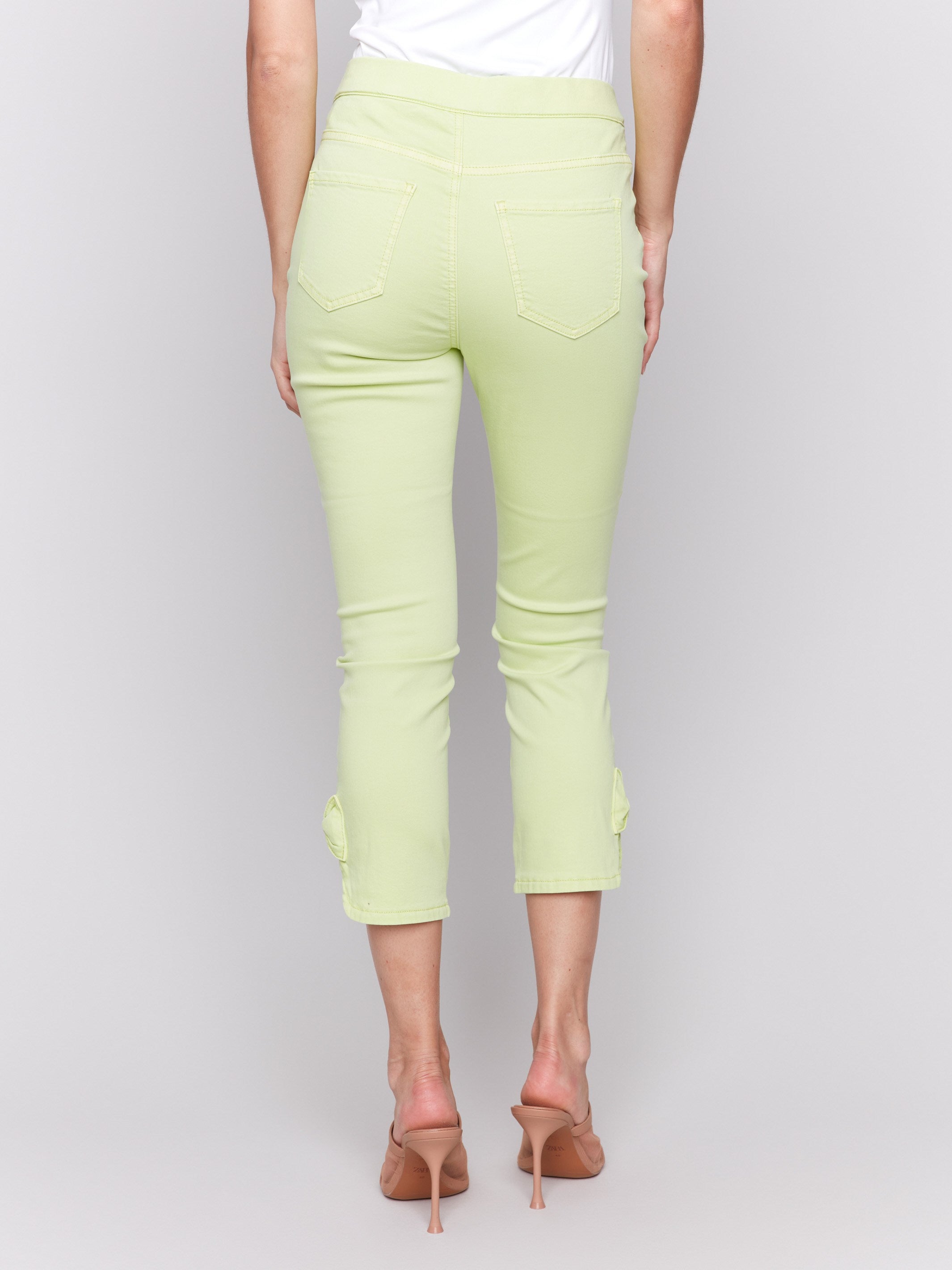 Pants with two functional back pockets, combining practicality and fashion by Charlie B.
