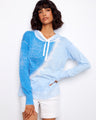 Soft 100% cotton hoodie with a unique reverse print design, perfect for casual outings. Crafted for comfort and style by Charlie B.