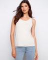 This versatile top features a reversible design, offering both style and functionality for any occasion. By Charlie B.