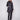 Black quilted puffer jacket featuring rib knit detailing and two front patch pockets by Charlie B.