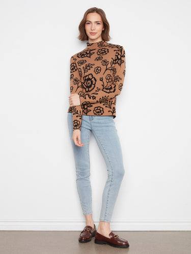 Reversible knitwear piece combining elegance and comfort with its unique patterning. By Charlie B.
