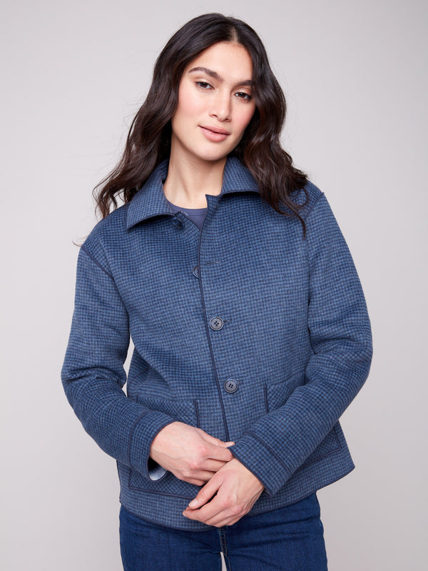 Reversible Plaid Jacket - Moonlight