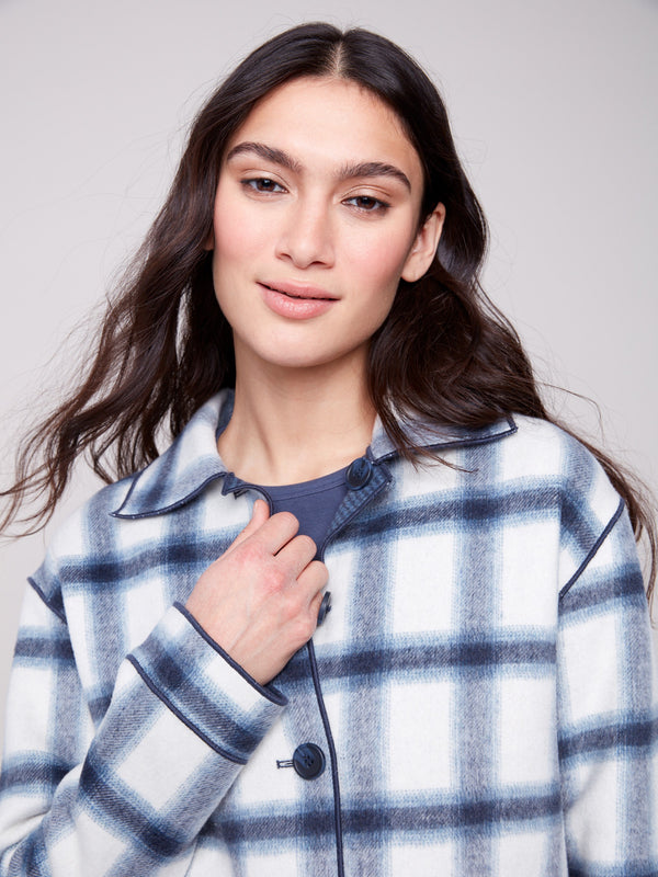 Reversible Plaid Jacket - Moonlight