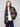 Cacao plaid jacket designed with a smart shirt collar and elegant details by Charlie B.