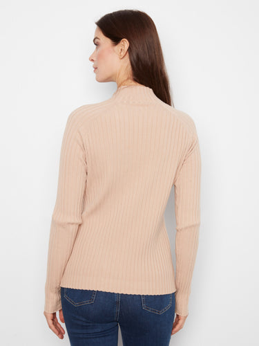 Slim fit ensures a flattering look that contours your body seamlessly in this elegant sweater. By Charlie B.