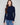 Navy sweater with a stylish mock neck and ribbed knit texture, perfect for any occasion by Charlie B.