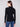Stylish black sweater with a classic mock neck and ribbed detailing by Charlie B.