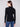 Stylish black sweater with a classic mock neck and ribbed detailing by Charlie B.