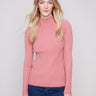 Primrose slim fit sweater featuring a ribbed knit texture, perfect for a chic and cozy look by Charlie B.