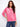 Pink sweater featuring a crew neckline in 100% cotton by Charlie B.