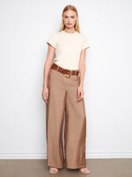 These pants feature a wide leg design, adding elegance to any outfit. Crafted for comfort and style by Charlie B.