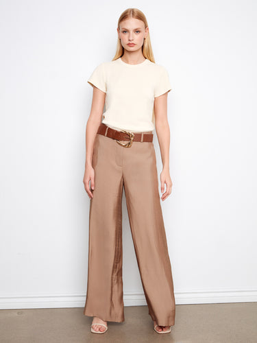 A zip and hook closure provides a sleek finish to these comfortable and stylish pants by Charlie B.