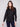 Fashionable black blouse with exquisite detailing and comfortable fit for any event by Charlie B.