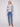 Ecru plaid knit jacket with a spread collar and button front closure, designed for stylish comfort by Charlie B.