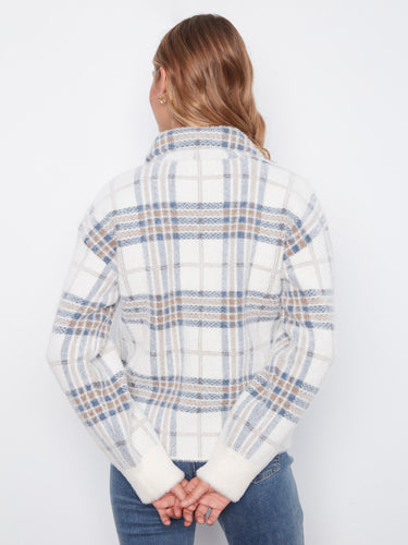Crafted from soft fabric, this relaxed fit jacket is versatile for everyday wear by Charlie B.