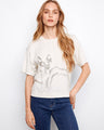 Stylish top featuring a classic crew neckline, perfect for casual outings. Made with 100% cotton for ultimate comfort by Charlie B.