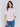 Chic short-sleeve design in pink and white with shell motifs by Charlie B.