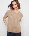 Soft knit fabric sweater with a cozy feel, featuring an elegant crew neckline for a classic look. By Charlie B.