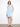 Light blue sleeveless dress featuring a classic shirt collar and knee length design, perfect for casual outings by Charlie B.