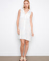 This dress features a classic shirt collar, offering a versatile look for any occasion. By Charlie B.