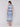 Elegant midi length dress with round neck and knot detail by Charlie B.