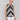Crochet top with a crew neckline, showcasing diagonal stripes by Charlie B.