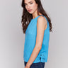 Lagoon top with a crew neckline, perfect for casual outings by Charlie B.