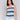 Blue striped crochet top with a round neckline by Charlie B.