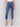 Cropped length jeans in medium blue with regular rise by Charlie B.